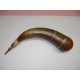 ORIGINAL SOUTHERN POWDER HORN WITH 3 BRASS RINGS