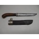 ORIGINAL KNIFE WITH SHEATH MADE FROM 1810 SWORD AND SCABBARD